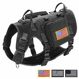 Durable Tactical Military Dog Harness Strong Nylon Pet Vest Working