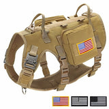 Durable Tactical Military Dog Harness Strong Nylon Pet Vest Working