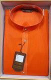 Cotton Solid Pattern Trendy Comfortable Stylish Full Sleeve Orange