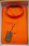 Cotton Solid Pattern Trendy Comfortable Stylish Full Sleeve Orange