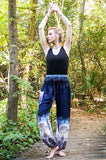 Blue ELEPHANT Women Boho Pants Hippie Pants Yoga Pants