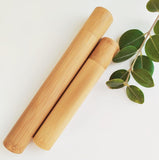 Bamboo Toothbrush Case