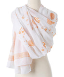 Wrap yourself in divine & style - Shanti paisley design cotton shawl