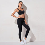 Women's sportswear High Waist Sports Bra+ Legging Gym Clothing