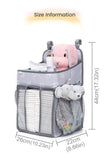 Baby Crib Hanging Storage Bag Portable Diaper Organizer Newborn