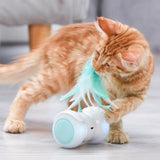 Electric Pet Smart Interactive Cat Toy Luminous Remote Control Car