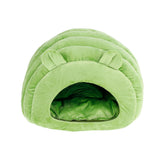 Foldable Cat Bed Cute Pet Winter Warm House for Indoor Kennel Puppy