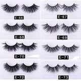 25 MM Lashes Wholesale 30/50/100 Pairs 3D Mink Eye Lashes With Tray No