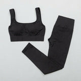 Women's sportswear High Waist Sports Bra+ Legging Gym Clothing