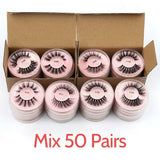 Lashes 4/50/100 pcs eyelashes bulk 3D mink lashes Natural False