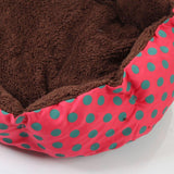 Pet Bed Mat House Bag Nice-looking Dot Pattern Octagonal Flannelette &