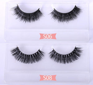 10/30/50 Pairs Natural Long False Eyelashes Lashes Mink Lashes Bulk