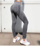 Seamless 2 Pcs Set Women Sport Suit Gym Workout Clothes Long Sleeve