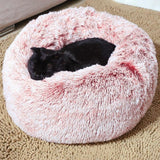 Round Cat Bed Warm Sleeping Cat Nest For Dogs Basket Pet Products