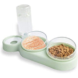 Pet Dog Cat Automatic Feeder Bowl for Dogs Drinking Water Bottle