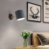 Nordic modern E27 LED wall lamp adjustable sconces light indoor