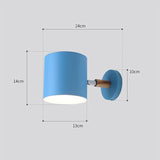 Nordic modern E27 LED wall lamp adjustable sconces light indoor