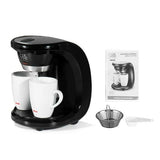 450W Household Electric Steam Drip Coffee Maker Automatic Dual Cup