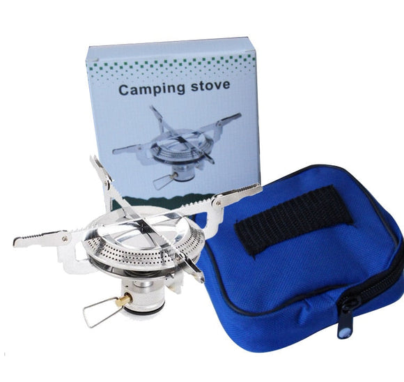 Poratable folding outdoor stove cookware gas burner camping stove for