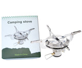 Poratable folding outdoor stove cookware gas burner camping stove for