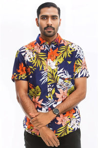 HAWAIIAN PRINT BUTTON DOWN SHIRT