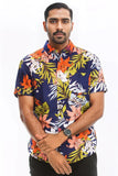 HAWAIIAN PRINT BUTTON DOWN SHIRT