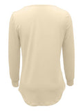 Round Neck Long Sleeve T-Shirt