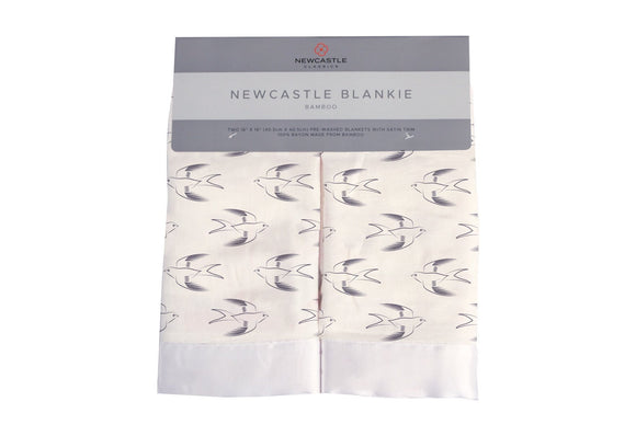 Sparrows Bamboo Muslin Newcastle Blankie