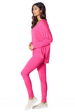 Basic Bae Full Size V-Neck Soft Rayon Long Sleeve Top and Pants Lounge Set