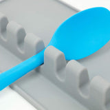 8 notch Cooking Kitchen Silicone Spoon Rest Utensil Spatula Holder