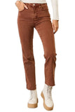 RISEN Full Size High Rise Tummy Control Straight Jeans