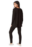 Basic Bae Full Size V-Neck Soft Rayon Long Sleeve Top and Pants Lounge Set