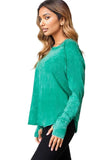 Zenana Round Neck Long Sleeve Top