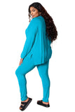 Basic Bae Full Size V-Neck Soft Rayon Long Sleeve Top and Pants Lounge Set