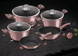 10-Piece Kitchen Cookware Set I-Rose Collection