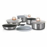 12-Pieces Cookware Set with Detached Ergonomic Handle