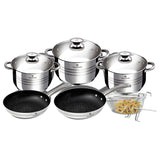 10-Piece Stainless Steel Cookware Set