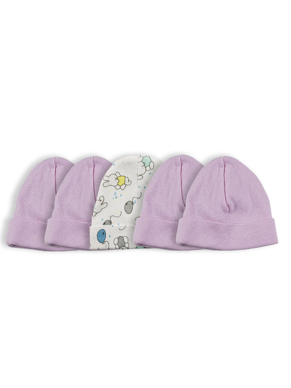 Bambini Girls Baby Cap (Pack of 5)