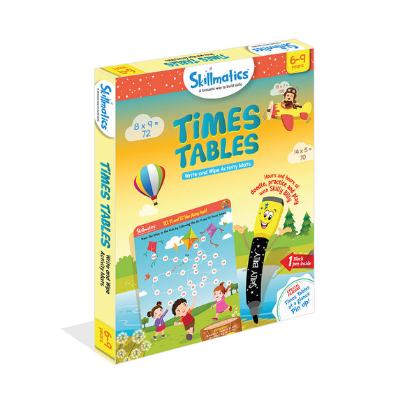 Skillmatics Times Tables - Kids Learn in Logical, Easy-to-Solve and