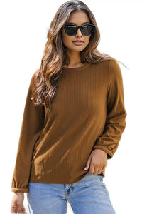 Round Neck Long Sleeve T-Shirt