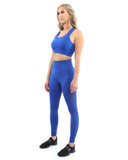 SALE! 50% OFF! Milano Leggings & Sports Bra - Blue [MADE IN ITALY]