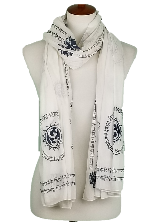 OMSutra Gayatri Mantra Prayer Shawl