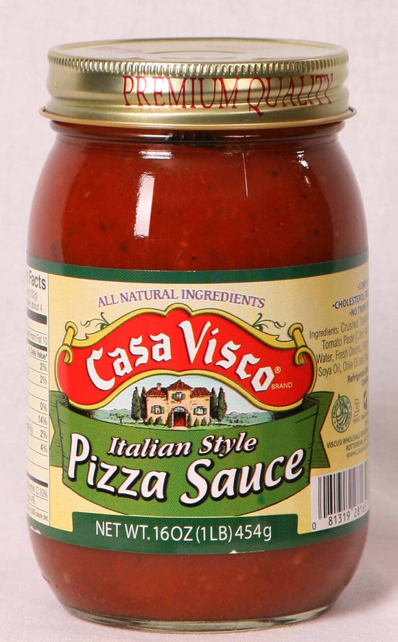 Casa Visco 16oz Original Italian Style Pizza Sauce