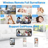 4K HD WIFI Clock Camera Micro Camera IR Night View Alarm Camcorder