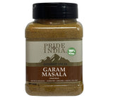 Pride of India - Garam Masala Ground – Warming Spice Blend for Variety of Dishes – Flavorful Mix for Curries and Pilafs – Easy to Use - 2.2 oz. Small Dual Sifter Bottle – Ideal for Non-Veg & Veg Dishe