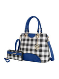 Gabriella Checkers Handbag with Wallet