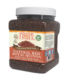 Pride Of India - Natural Red Royal Quinoa - 100% Bolivian Superior Grade Protein Rich Whole Grain