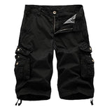 Mens Camo Cargo Shorts Relaxed Fit Multi-Pocket Outdoor Camouflage Cargo Shorts Cotton