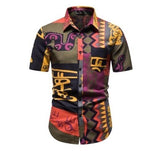 Mens Hawaiian Shirt Short Sleeve Button Down Shirts