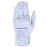 Men's White Golf Gloves; PU Wear-resistant Breathable Gloves For Left & Right Hands; Sports Clothing & Equipment